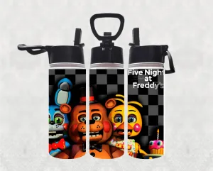 Personalized Five Nights at Freddy's FNAF 18oz Stainless Steel Water Bottle