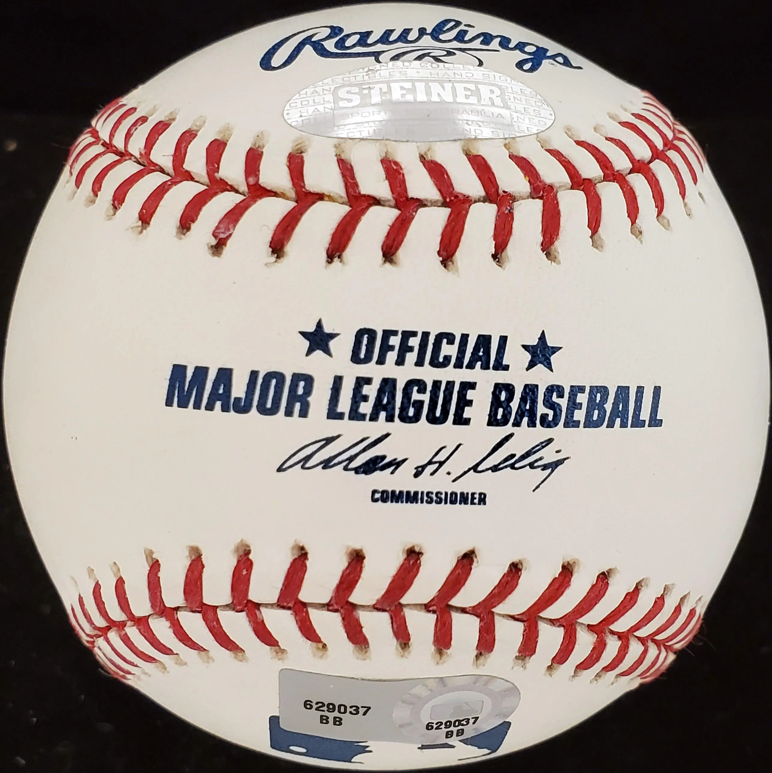 Phillip Hughes Autographed Official MLB Baseball New York Yankees Steiner Holo SKU #179444