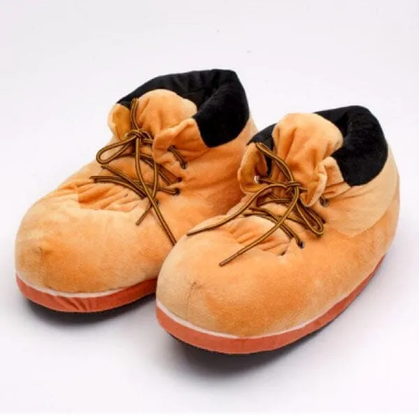 Plush Sneaker Slippers