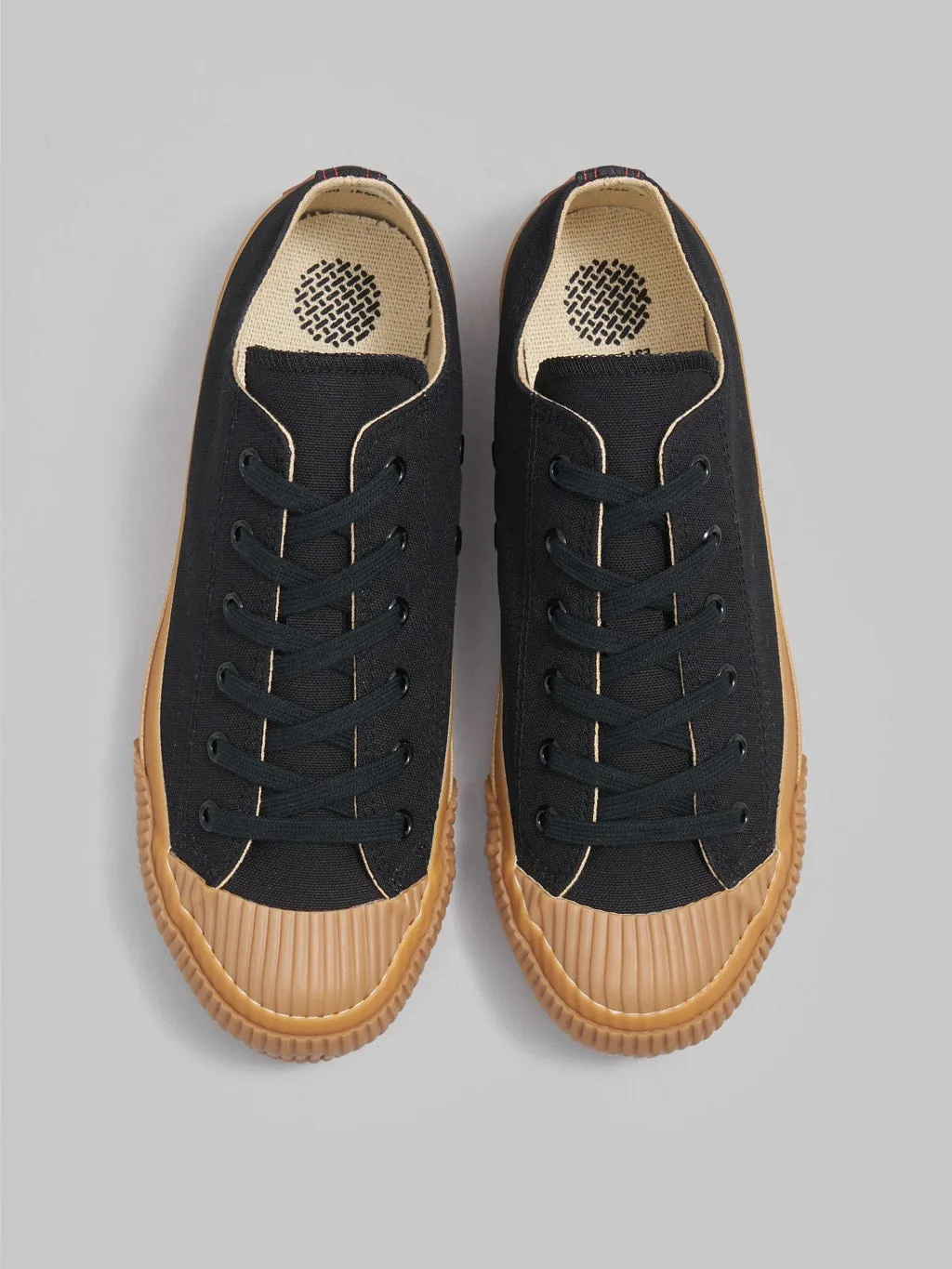 Pras Shellcap Low Sneakers kuro/Gum