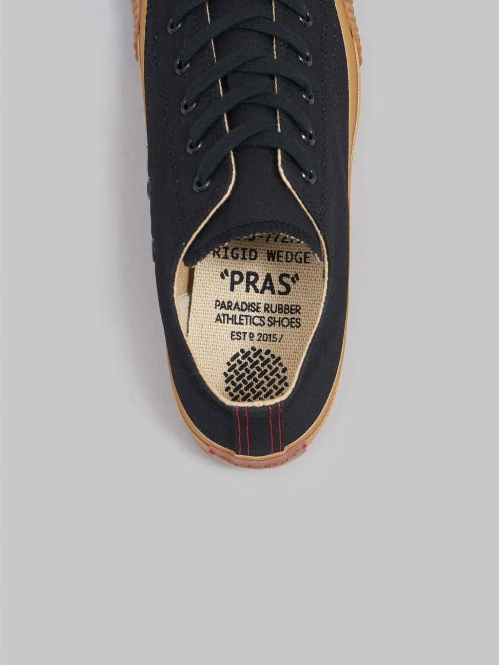 Pras Shellcap Low Sneakers kuro/Gum