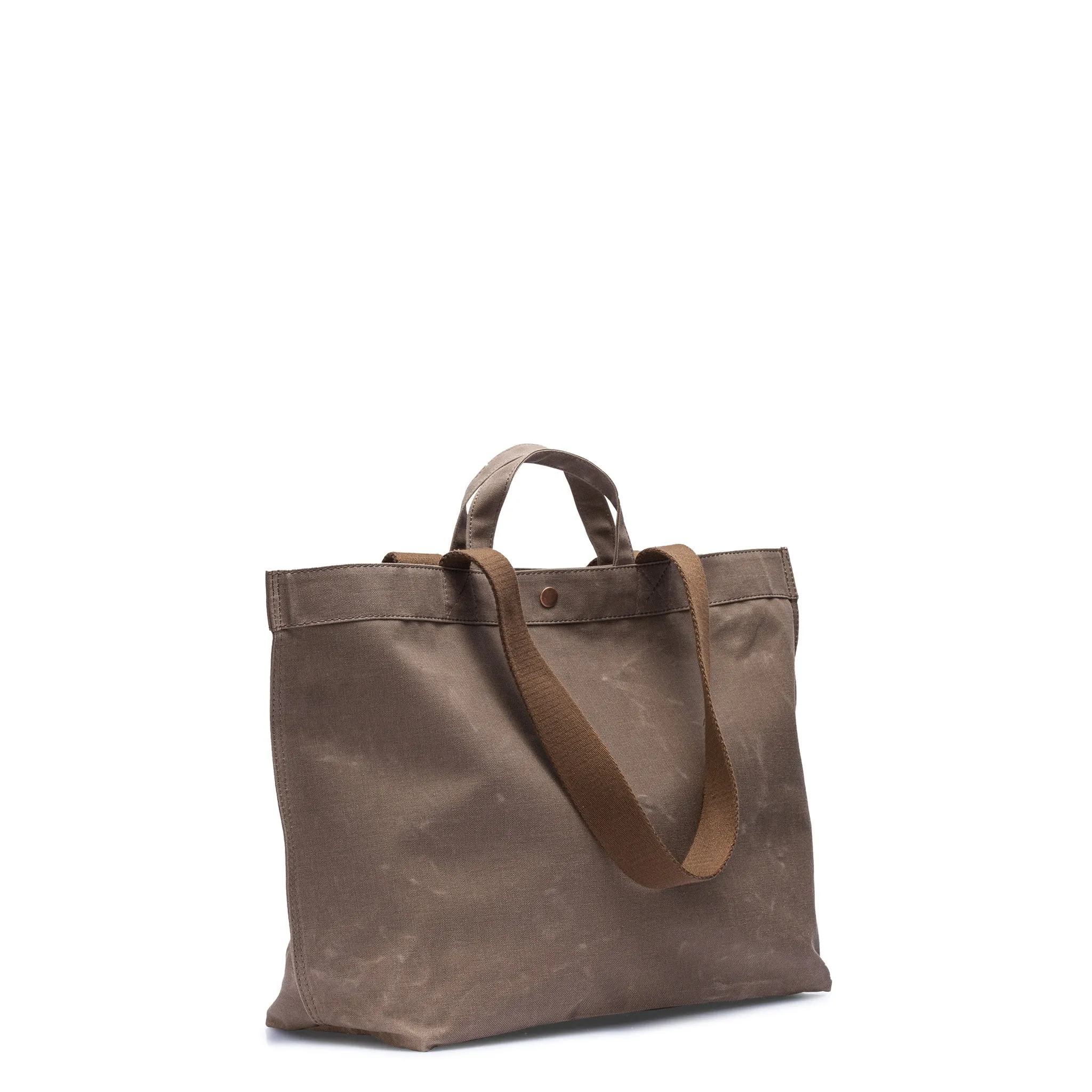 PRE-ORDER ONLY No. 204 Large Tote Wood (REVERSIBLE)