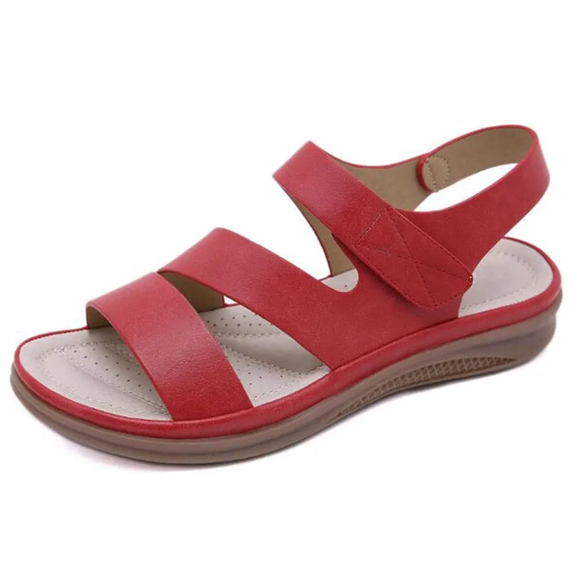 Purpdrank - summer shoes women retro women beach sandals round head slope comfortable light sandals women casual shoes