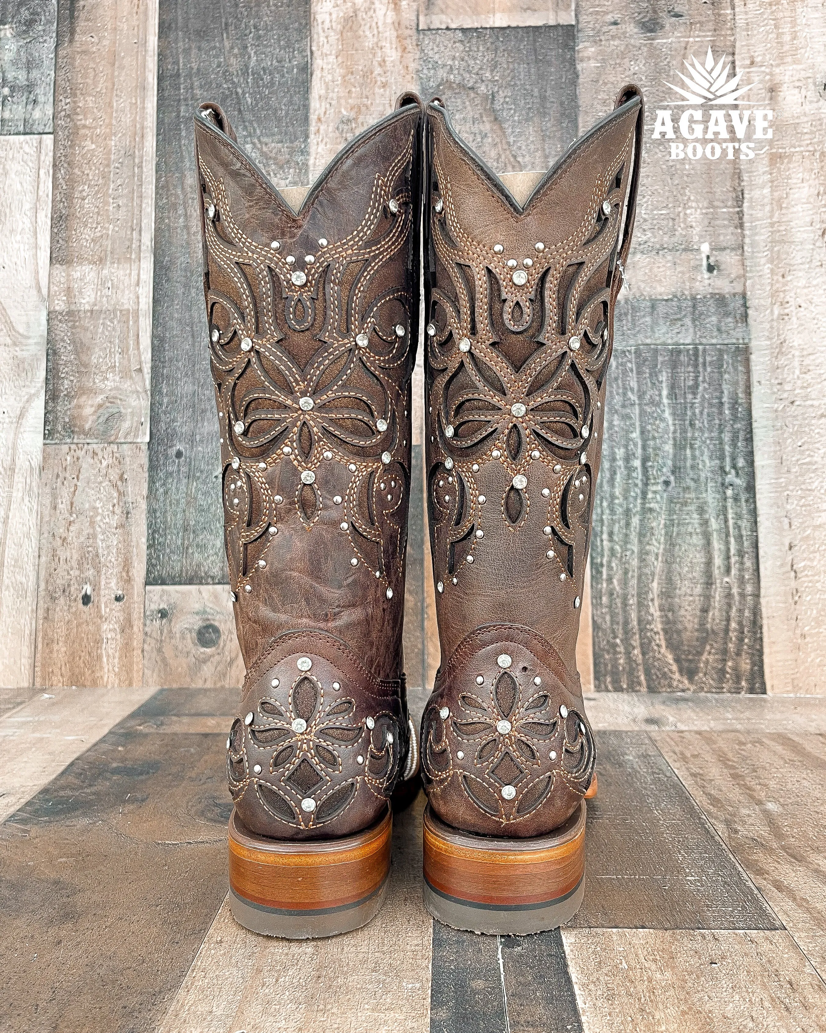 "MIRANDA" | WOMEN SQUARE TOE COWBOY BOOTS