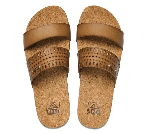 Reef Cushion Vista Perforated Slide - Coffee