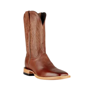 Resistol Men's Harman Western Square Toe Vino Brown Boots