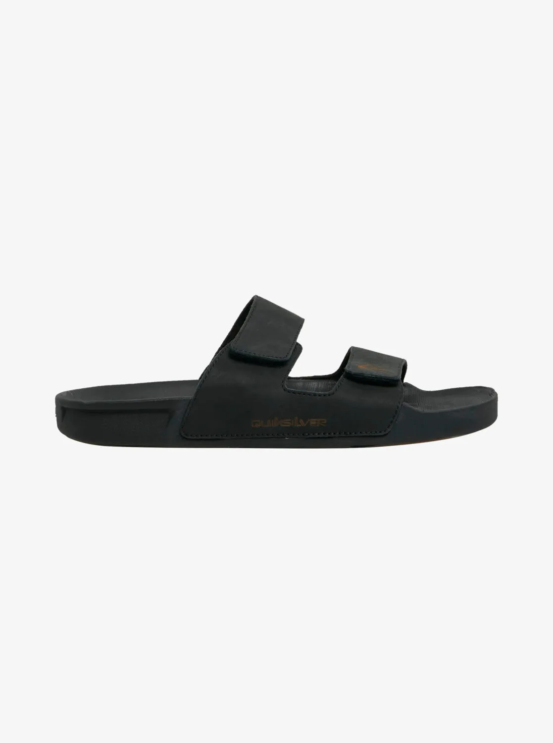 Rivi Leather Double Adjust Sandals - Black 1