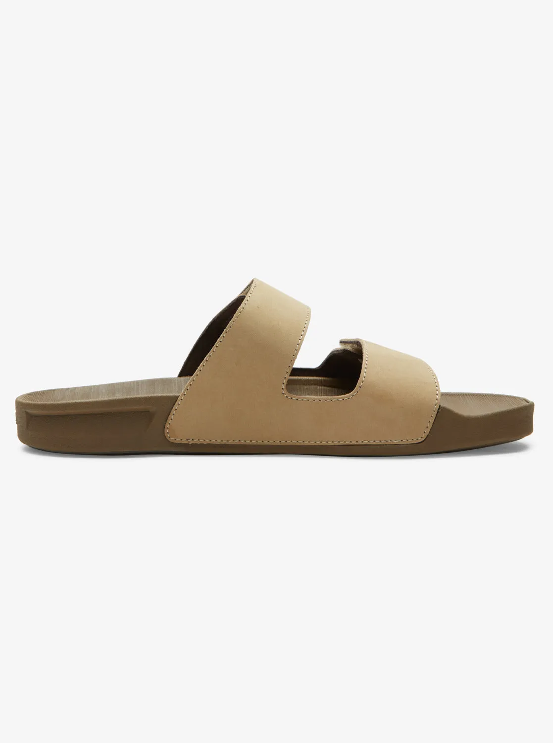 Rivi Leather Double Adjust Sandals - Tan 1