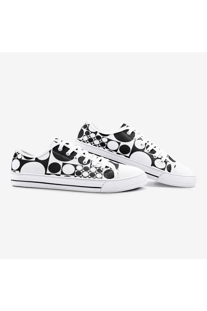 Round-a-bout Unisex Low Top Canvas Shoes