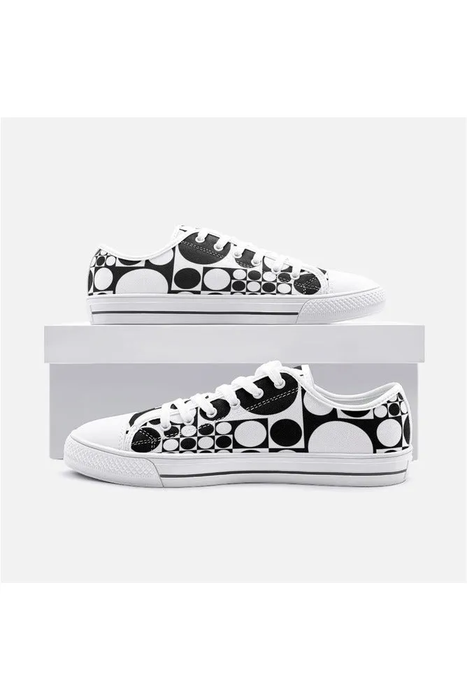 Round-a-bout Unisex Low Top Canvas Shoes