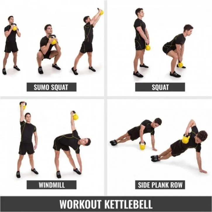 Rubber Coated Kettlebell 16KG