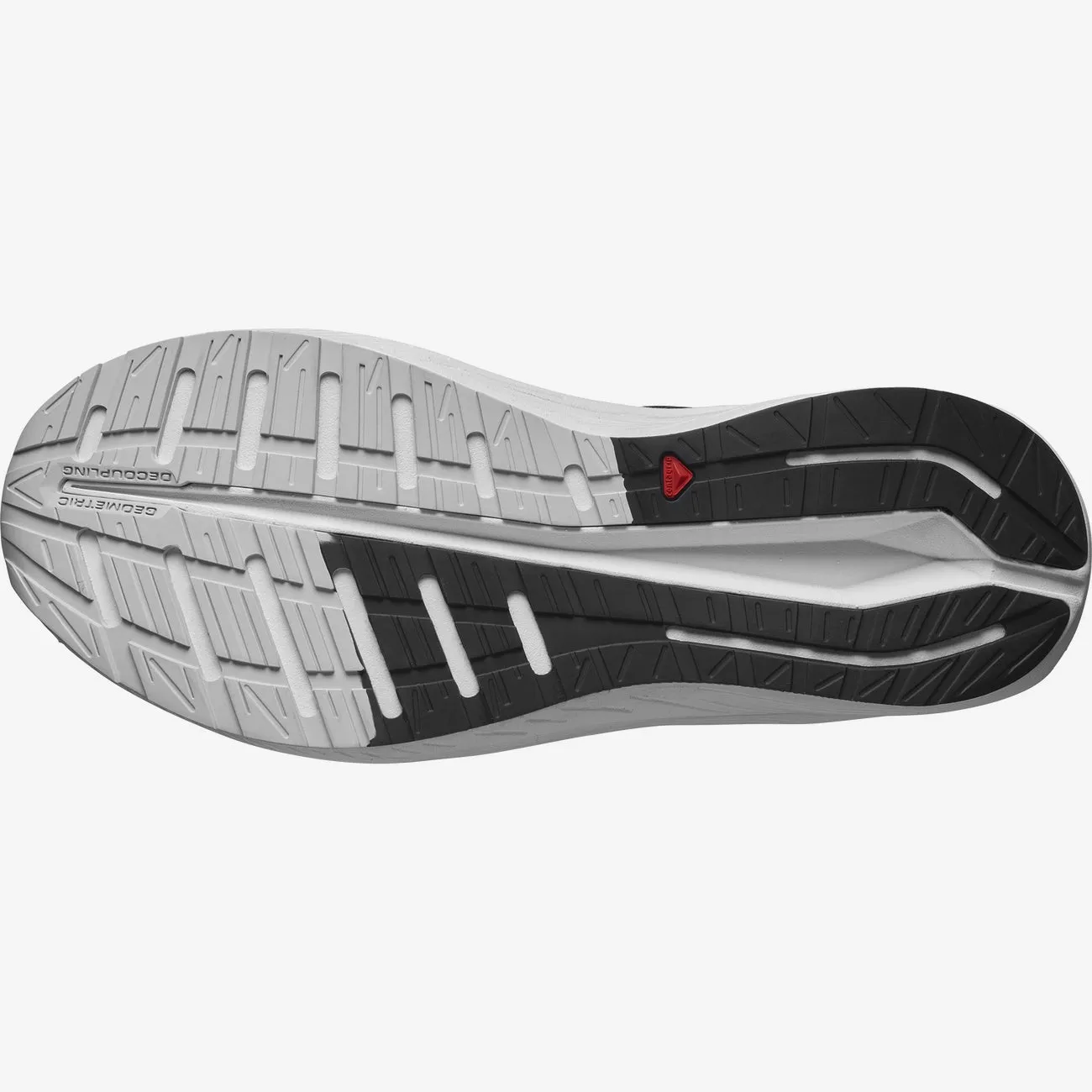 Salomon Men's Aero Blaze Running Shoes in Black White Lunar Rock