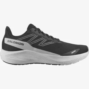 Salomon Men's Aero Blaze Running Shoes in Black White Lunar Rock