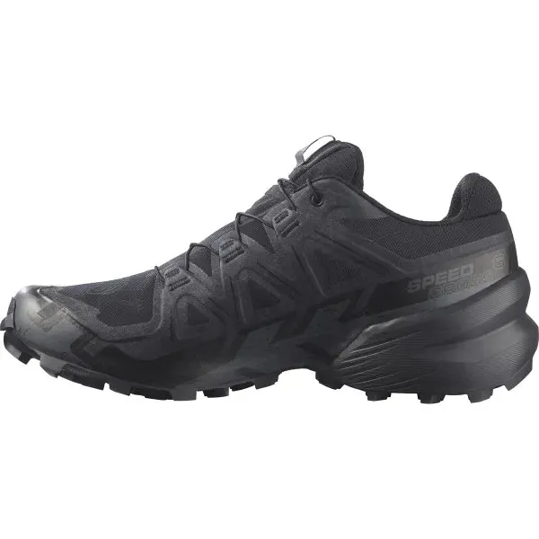 Salomon Speedcross 6 GTX Black/Black/Phantom Men's Trail Running Waterproof Shoes