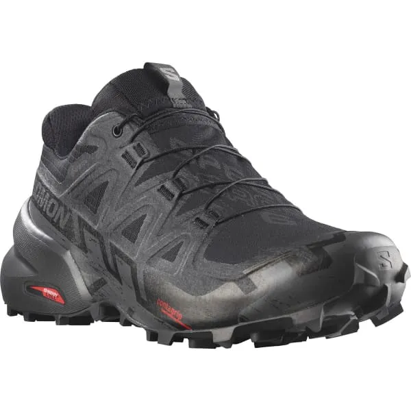 Salomon Speedcross 6 GTX Black/Black/Phantom Men's Trail Running Waterproof Shoes