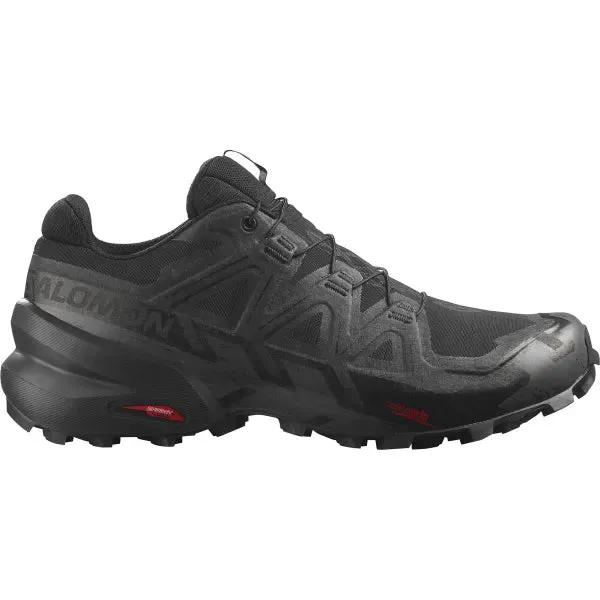 Salomon Speedcross 6 GTX Black/Black/Phantom Men's Trail Running Waterproof Shoes