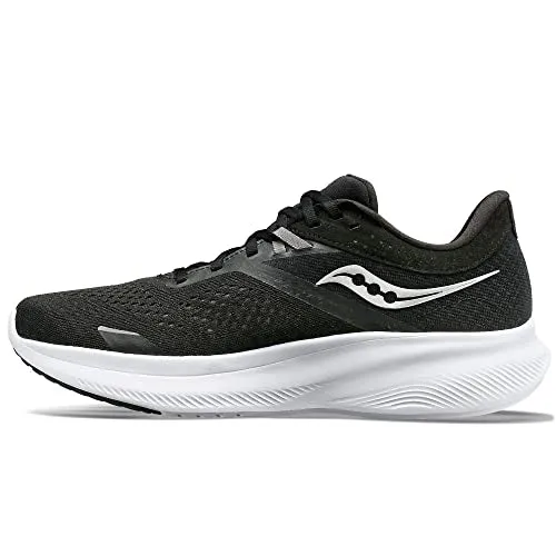 Saucony Womens Ride 16 Black/White (4)