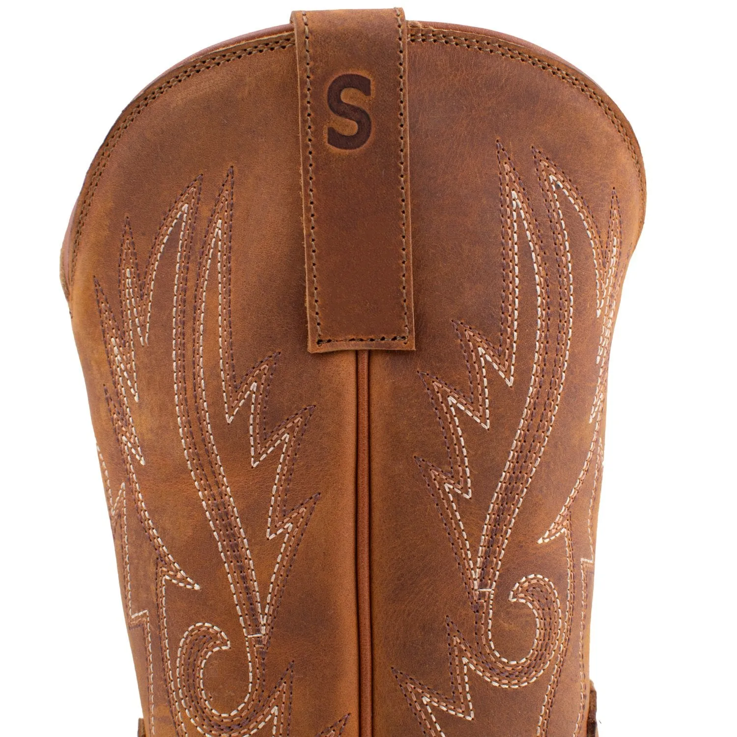 SheSole Women's Western Boots Round Toe Tan