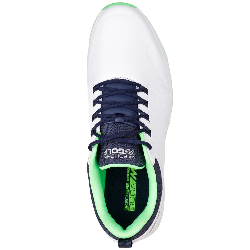 Skechers Go Golf Elite 4 - Victory Spikeless Shoes - White/Navy