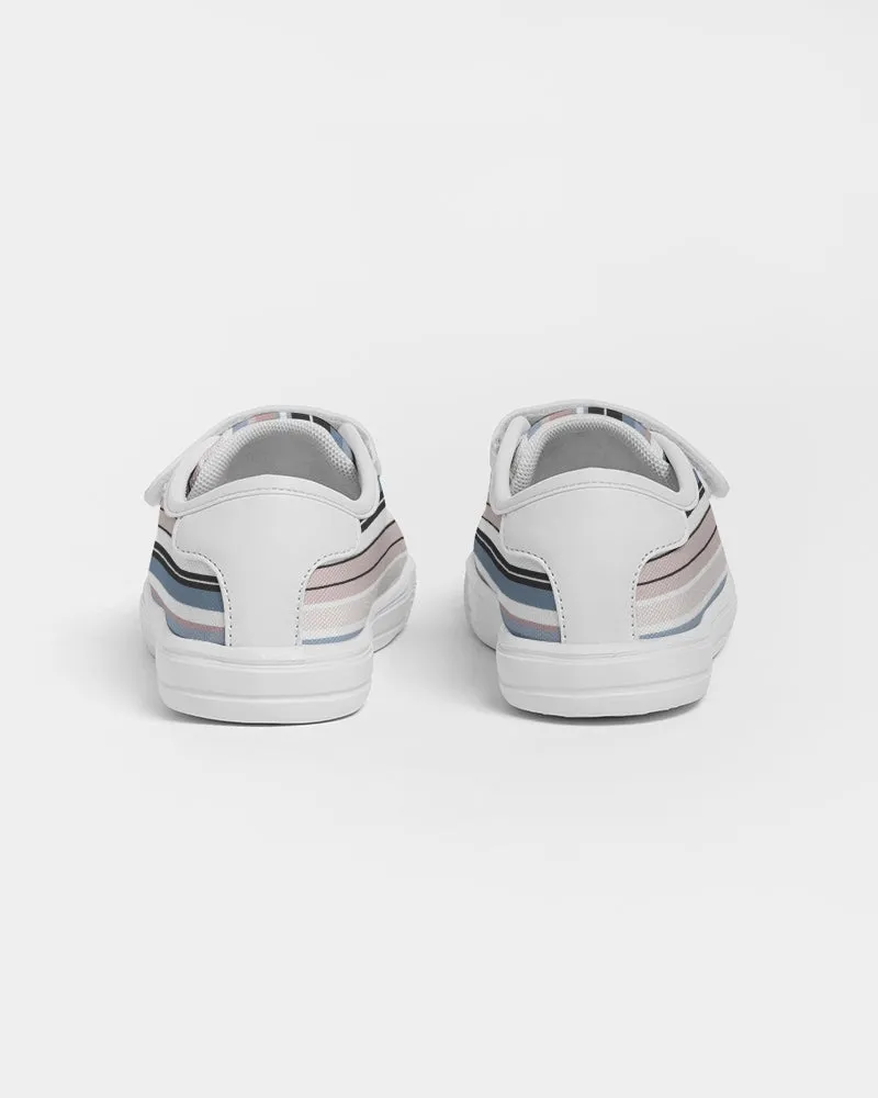 SMF Soft Beach Stripe Kids Velcro Sneaker