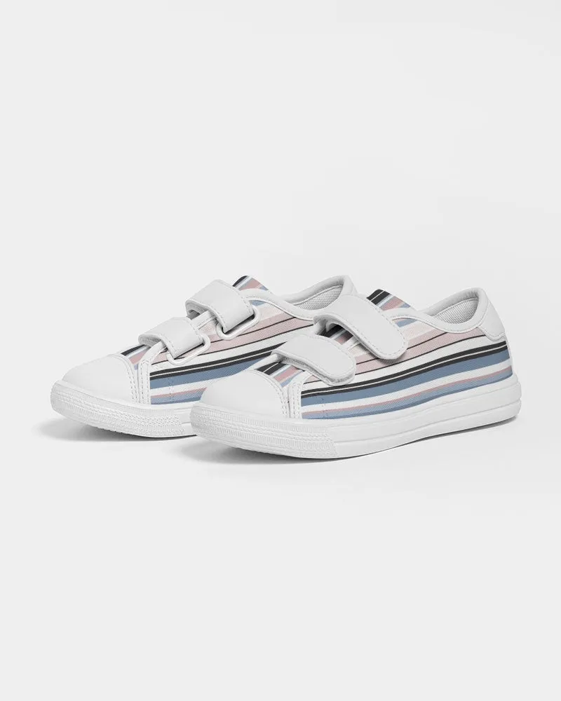 SMF Soft Beach Stripe Kids Velcro Sneaker