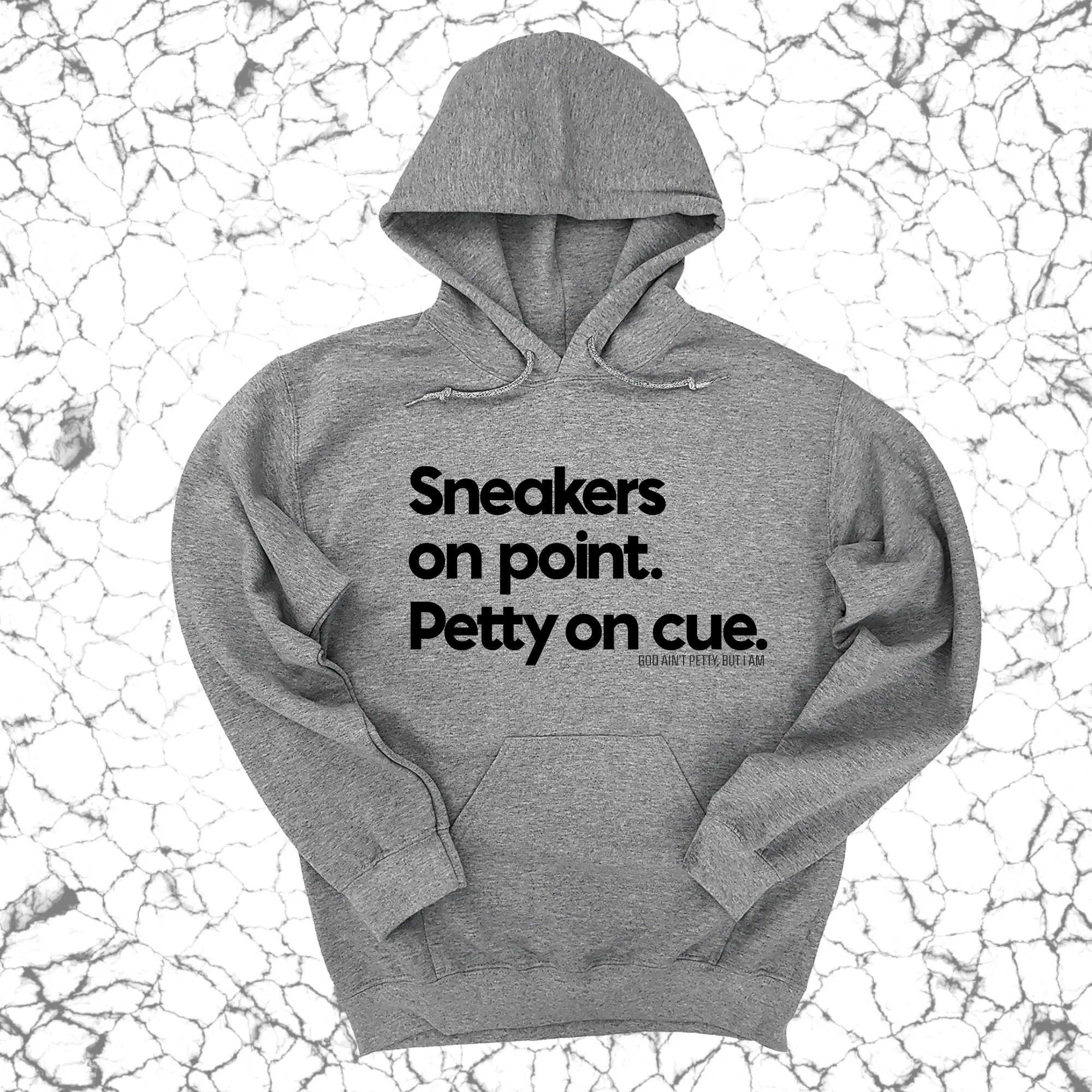 Sneakers on point. Petty On Cue Unisex Hoodie