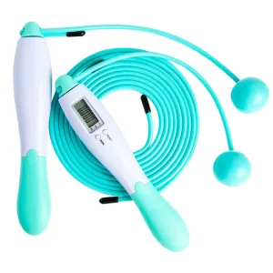 Sport Electronic Counting Wire Skipping Rope, Style: Cordless Ball Wired Wire Rope (Green)