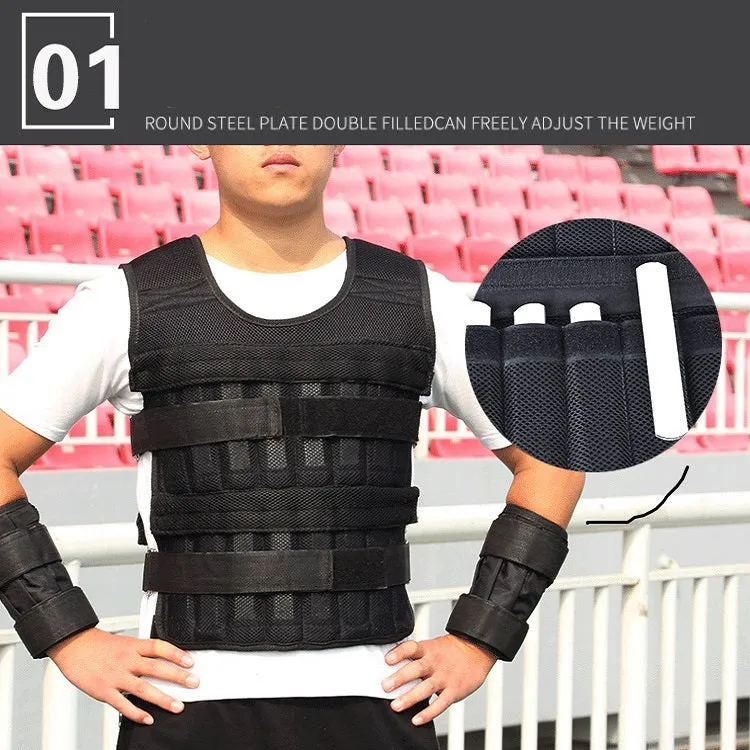 Sport Vest Leg And Arm Weight-Bearing Straps Fitness Training Weighting Equipment, Spec: 15kg Suit