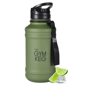 Stainless Steel Water Bottle 50 Oz / 15l Green - Reusable Leakproof