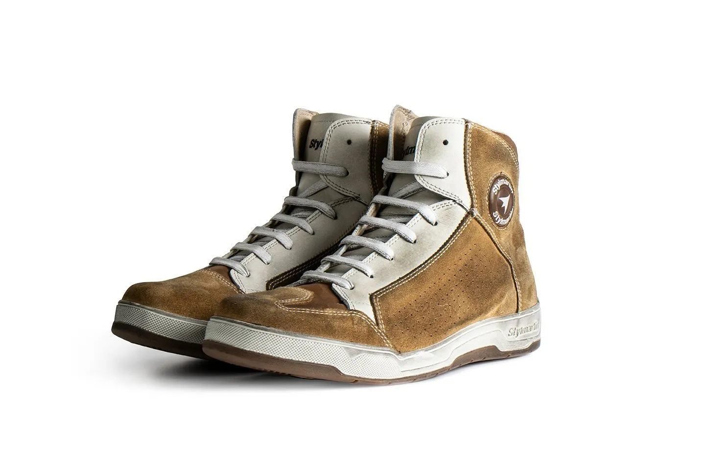 Stylmartin Colorado Sneaker Motorcycle Boots in Cognac