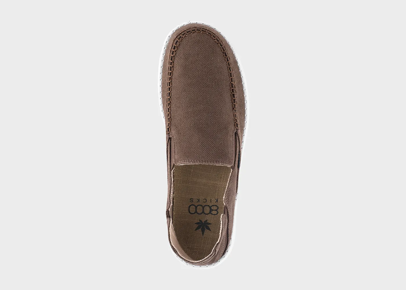 SunSlide Hemp Slip-on for Men in Dark Brown