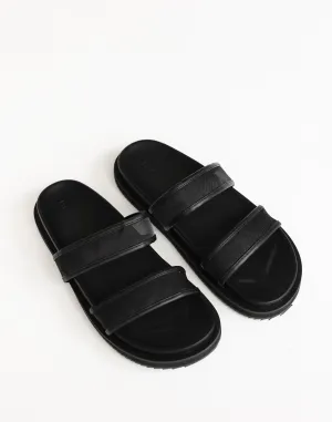 Tamre Slides (Black Mesh) - By Billini