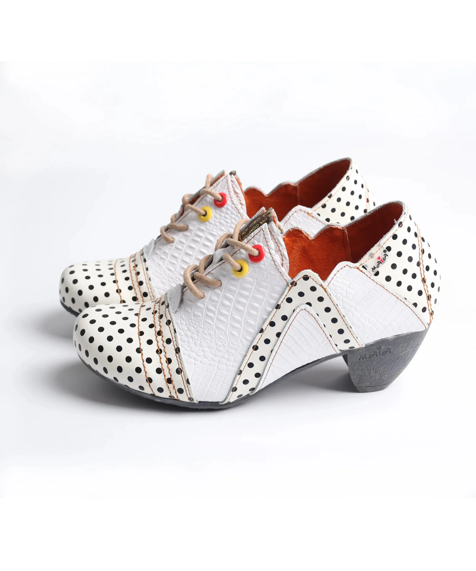 The Spunky Spot Parade Collection - Unique Low Heeled Comfort For Women