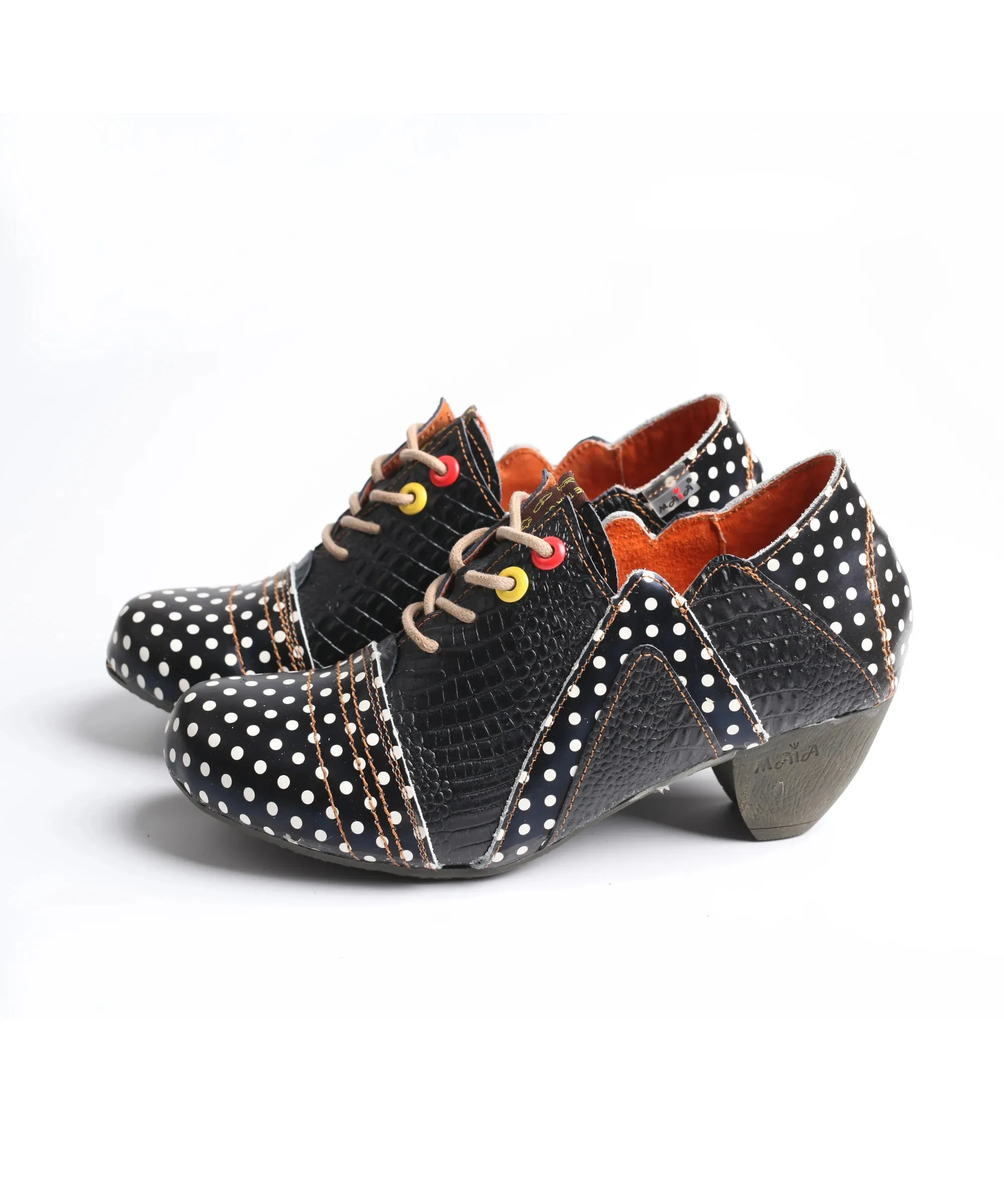 The Spunky Spot Parade Collection - Unique Low Heeled Comfort For Women