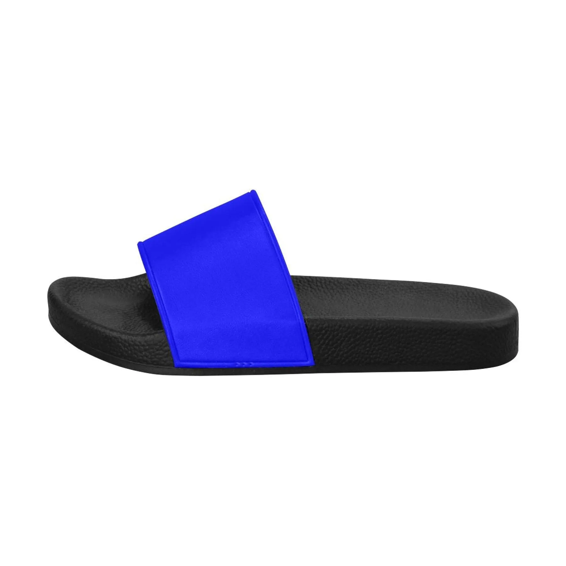 Uniquely You Womens Slide Sandals / Flip Flop Royal Blue Shoes