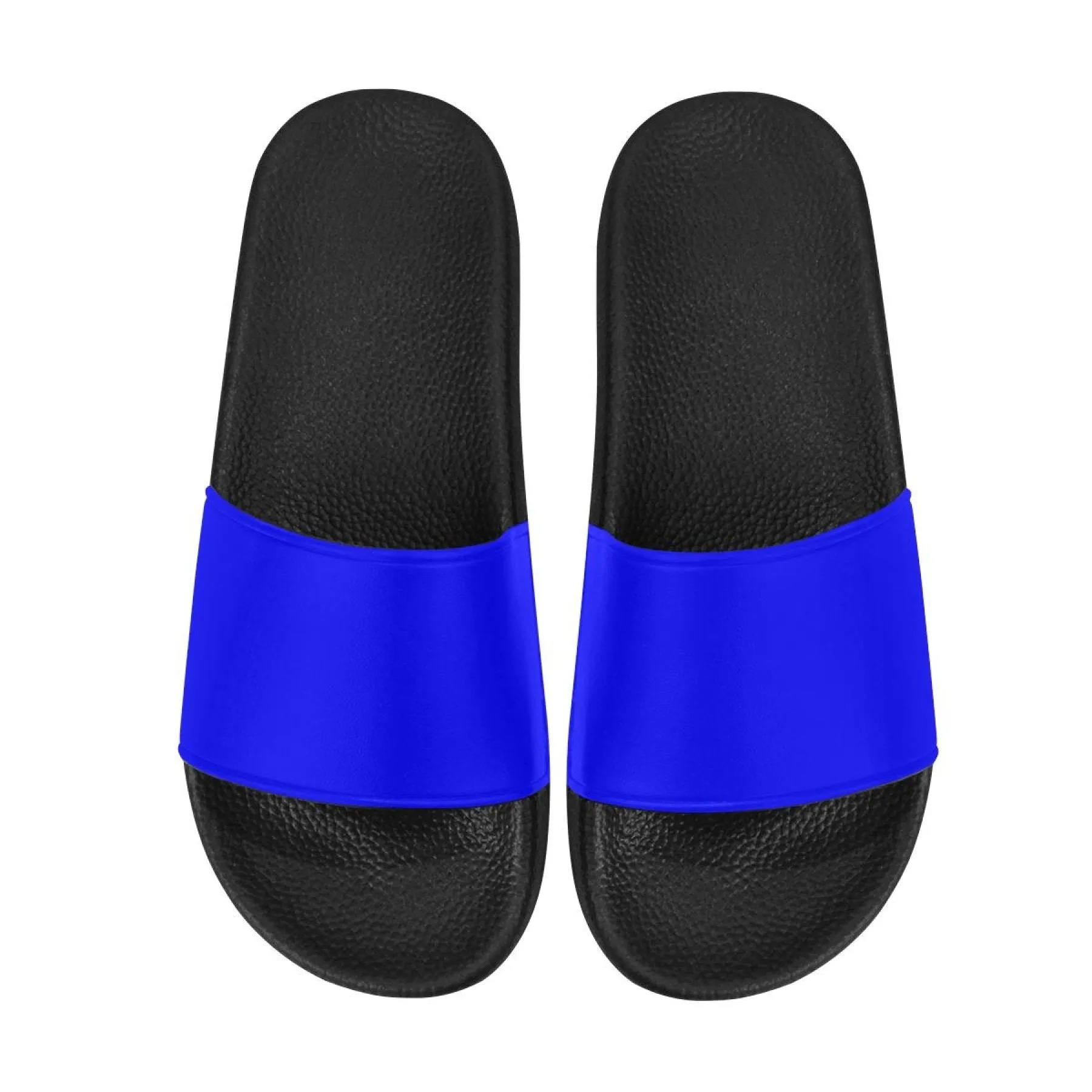 Uniquely You Womens Slide Sandals / Flip Flop Royal Blue Shoes