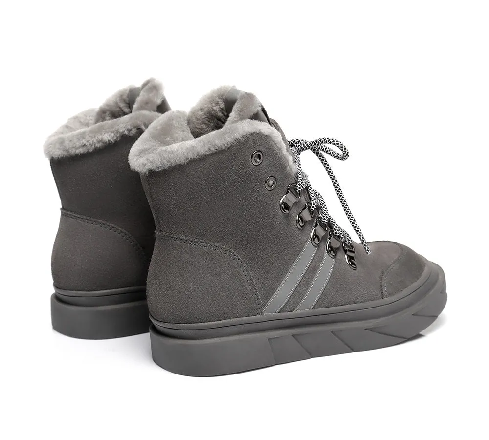 Urban UGG® UGG Boots Women Sheepskin Wool Lace Up Vicki