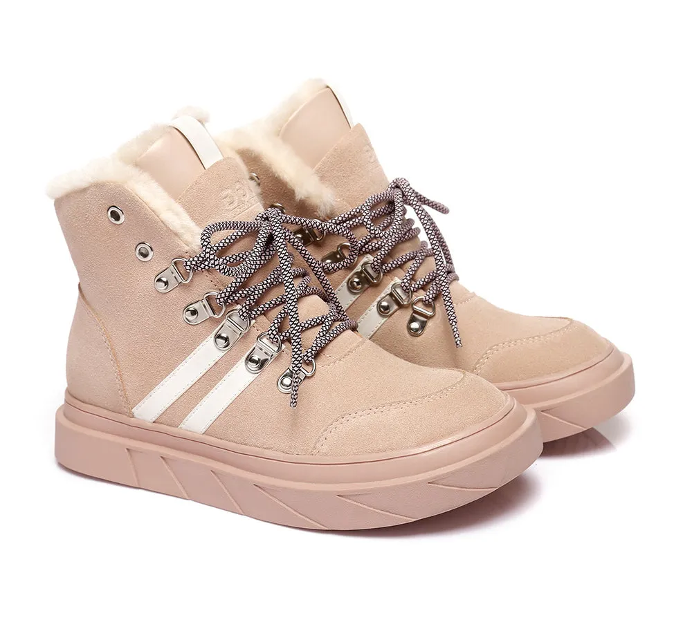 Urban UGG® UGG Boots Women Sheepskin Wool Lace Up Vicki