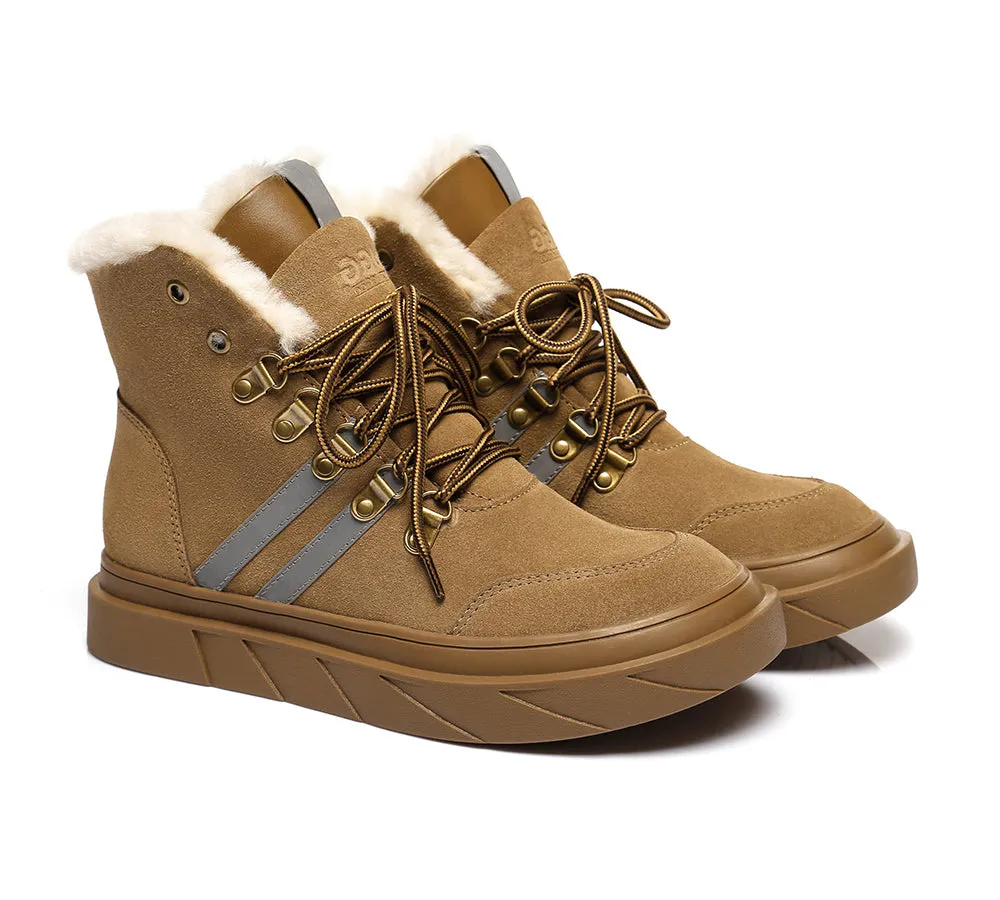 Urban UGG® UGG Boots Women Sheepskin Wool Lace Up Vicki