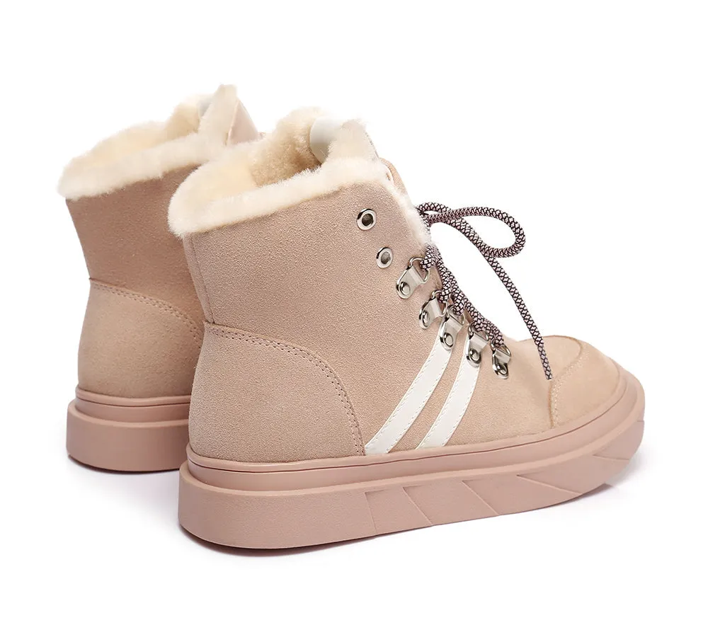 Urban UGG® UGG Boots Women Sheepskin Wool Lace Up Vicki