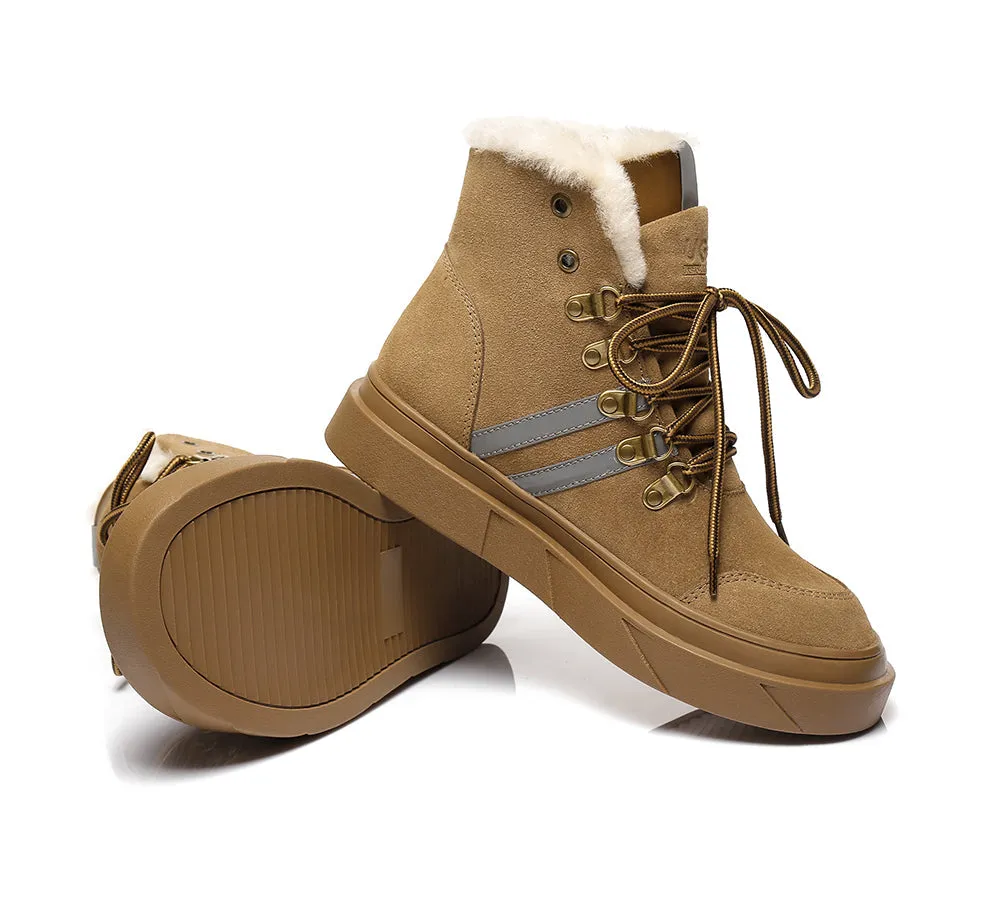 Urban UGG® UGG Boots Women Sheepskin Wool Lace Up Vicki