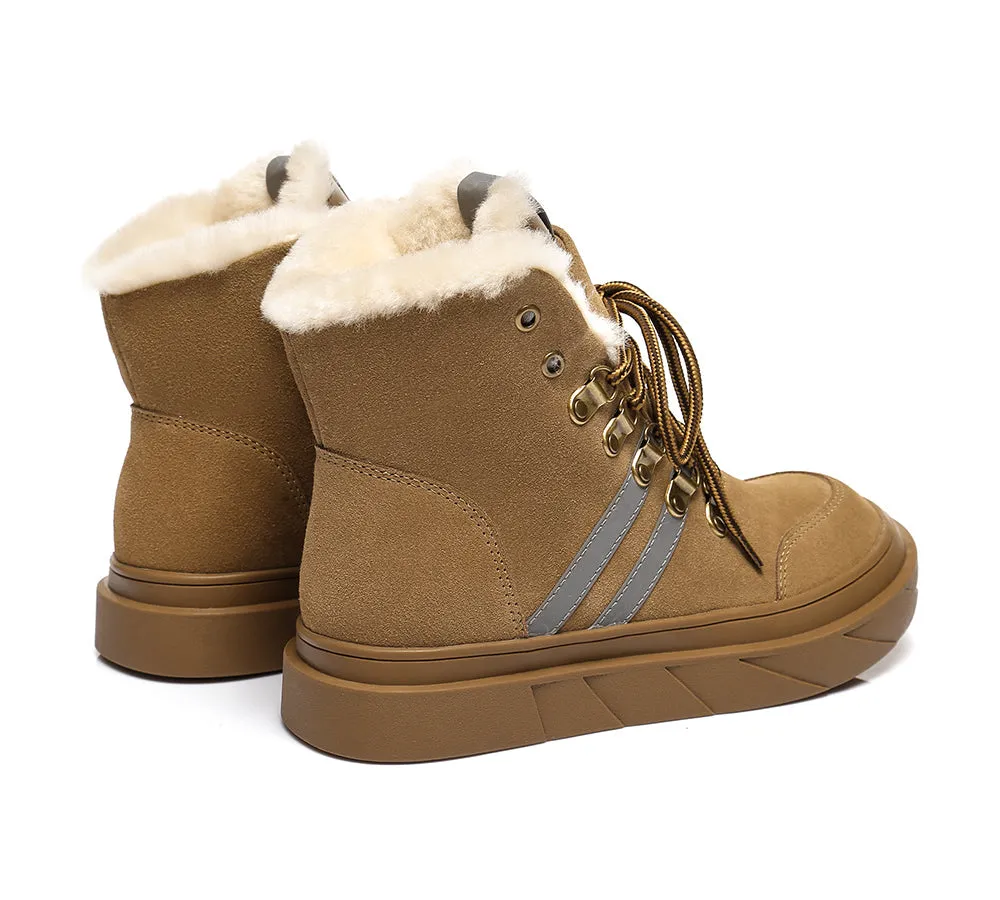 Urban UGG® UGG Boots Women Sheepskin Wool Lace Up Vicki