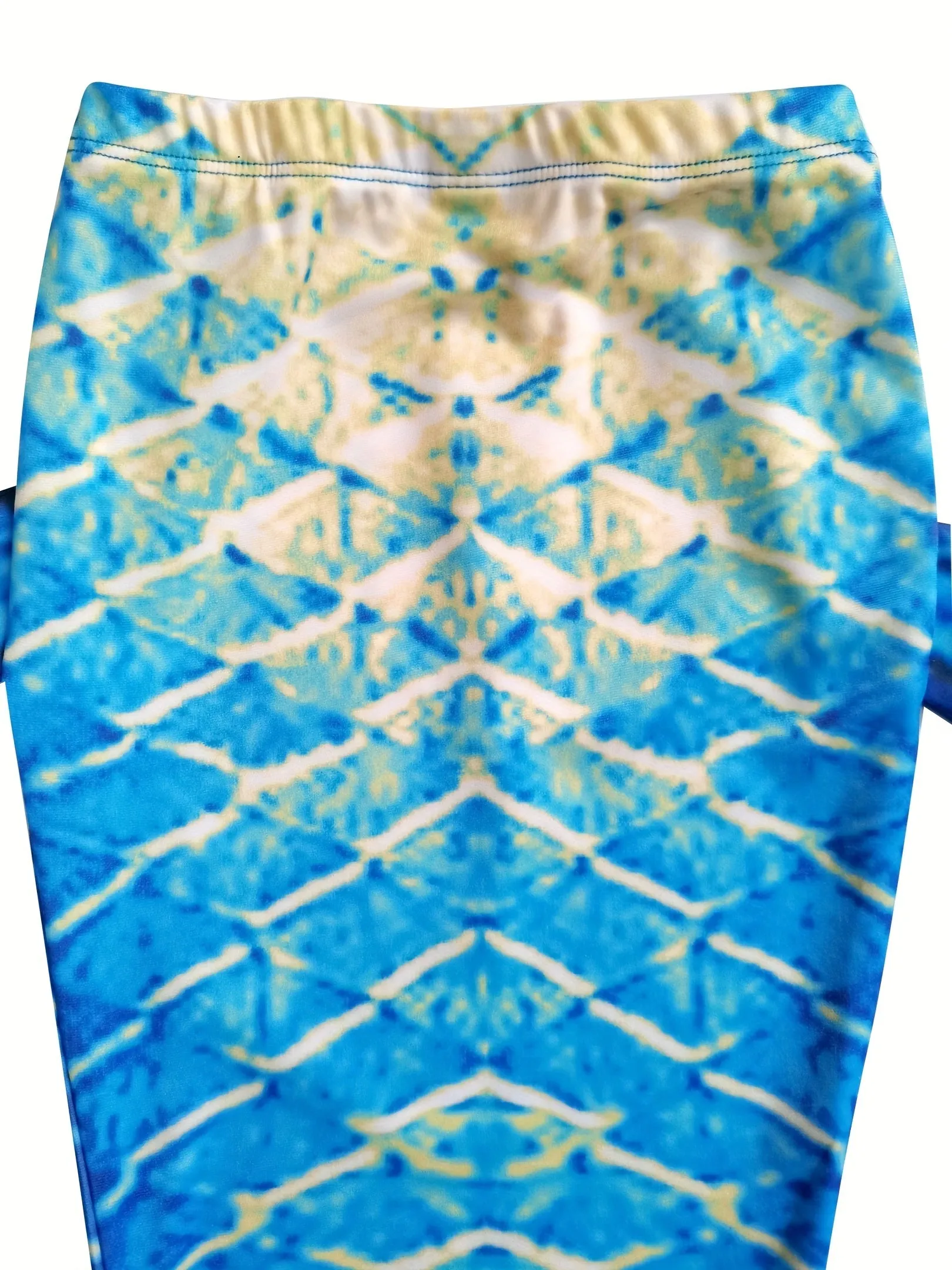 Vibrant Mermaid Tail Swimsuit for Girls - Shimmering Scales, Ruffled Tail, Back Zipper Closure - Perfect for Summer Beach, Pool Party, Performance, and Photo Shoots