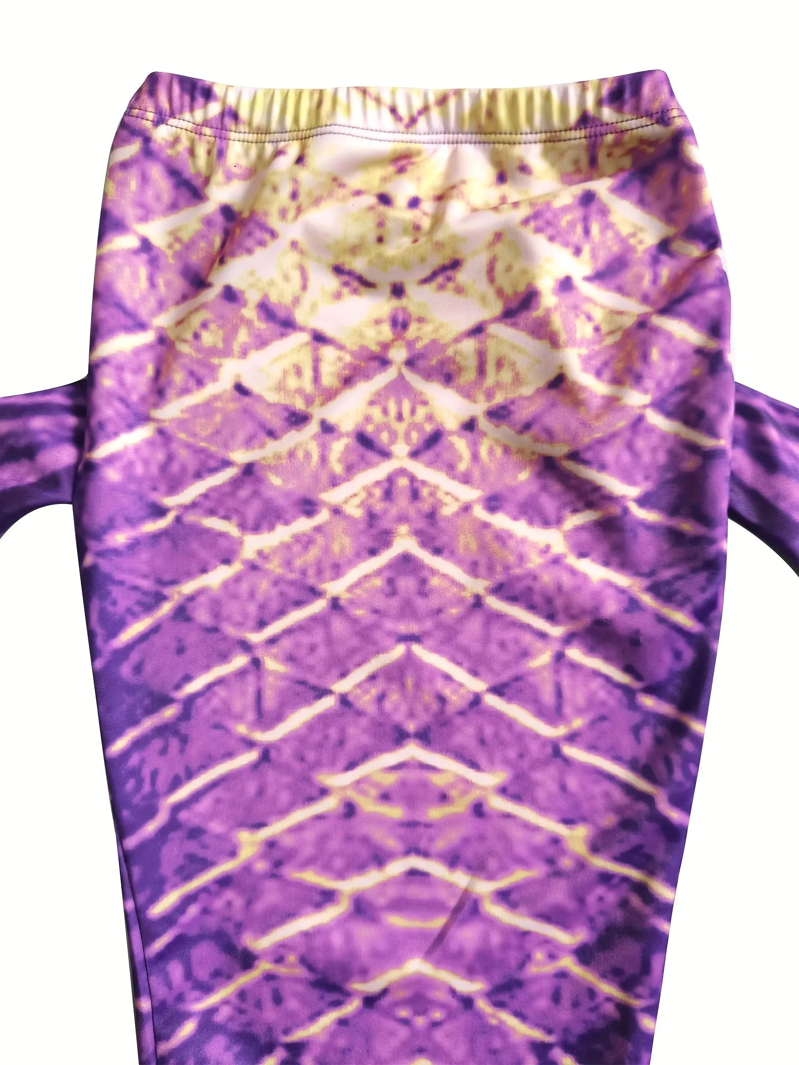 Vibrant Mermaid Tail Swimsuit for Girls - Shimmering Scales, Ruffled Tail, Back Zipper Closure - Perfect for Summer Beach, Pool Party, Performance, and Photo Shoots