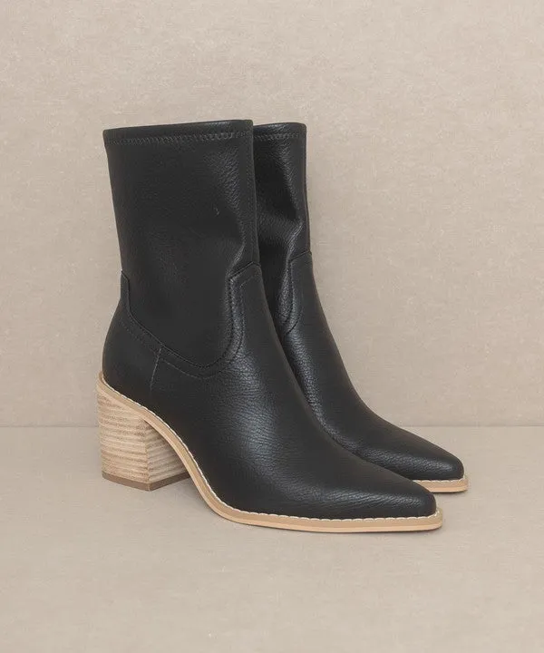 Vienna Sleek Ankle  Booties // 3 Colors