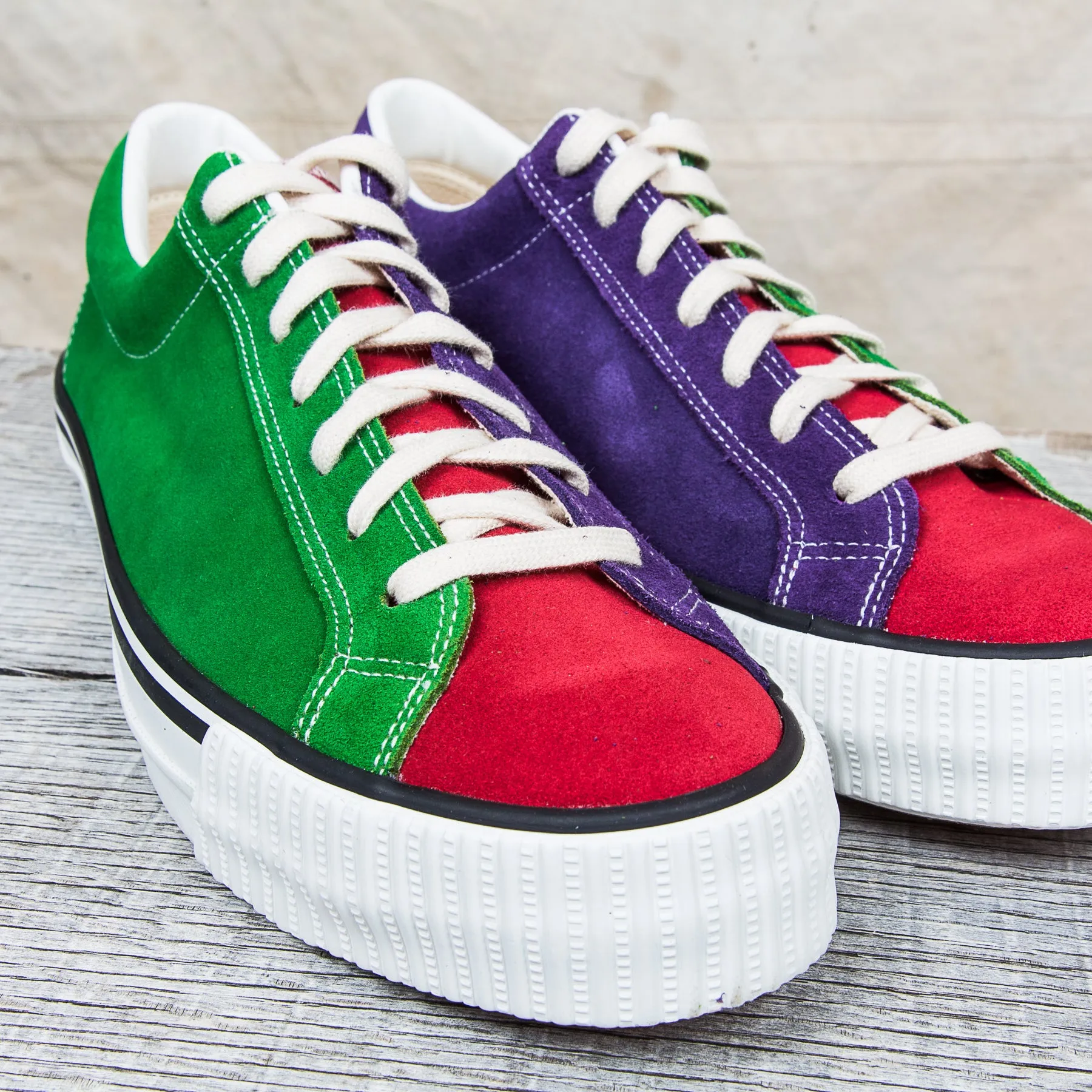 Warehouse & Co Crazy Pattern Suede Sneakers