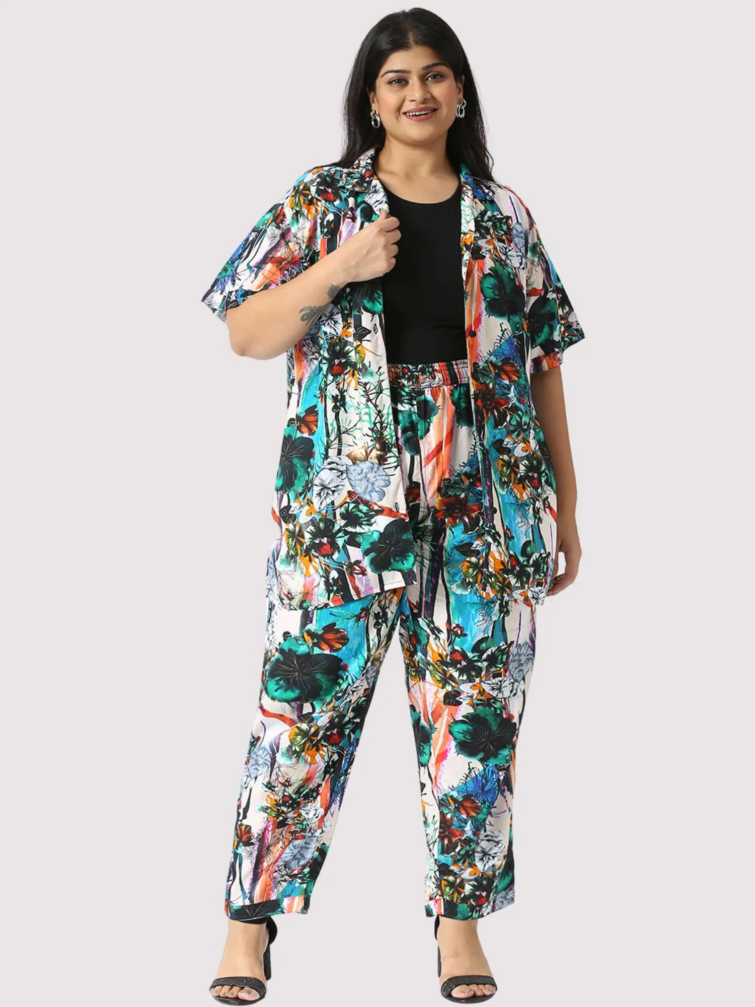 Wilding Plus Size Women's Co-ord Set