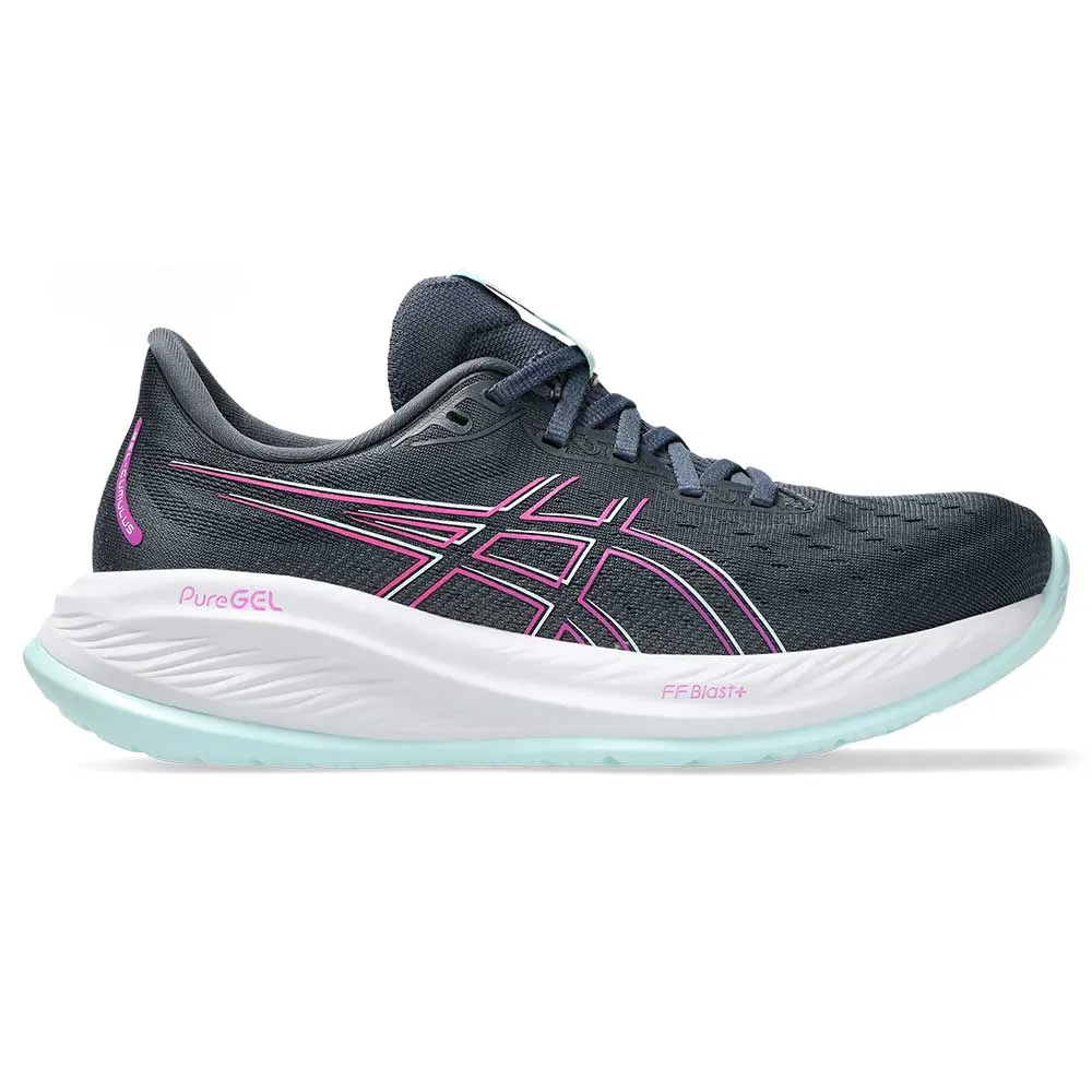 Women's Gel-Cumulus 26 Running Shoe - Tarmac/Bold Magenta - Regular (B)