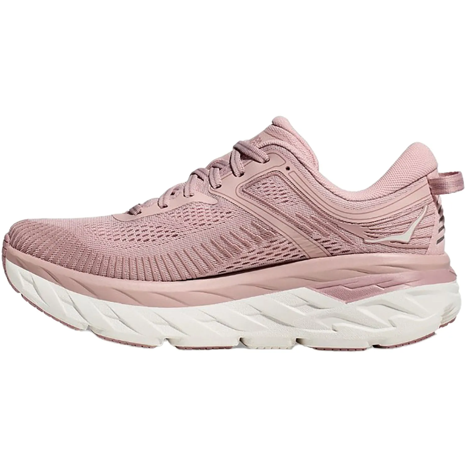 Women's Hoka Bondi 7 Peach Whip/White Mesh