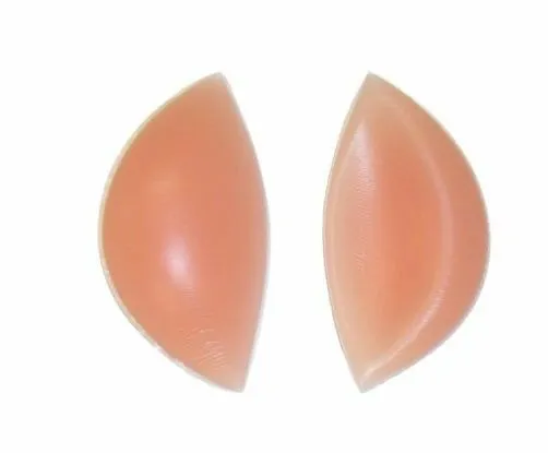 Womens Push Up Silicone Bra Inserts Breast Cleavage Chicken Fillets - Half Full